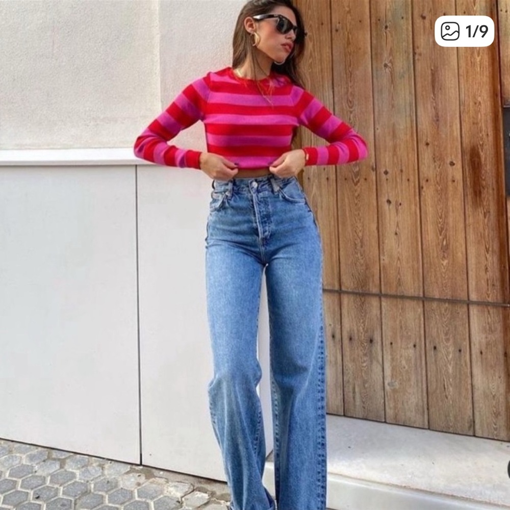 Zara Jean / Zara Wide Leg Blogger Jeans